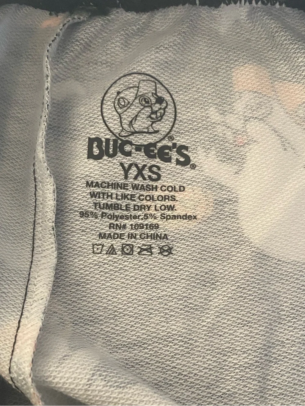 Buc-ee's Glow In The Dark Black Halloween Tee & Boo Ghost Pants Set